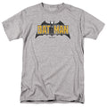 The Batman Vintage Bat Logo on Gray T-Shirt