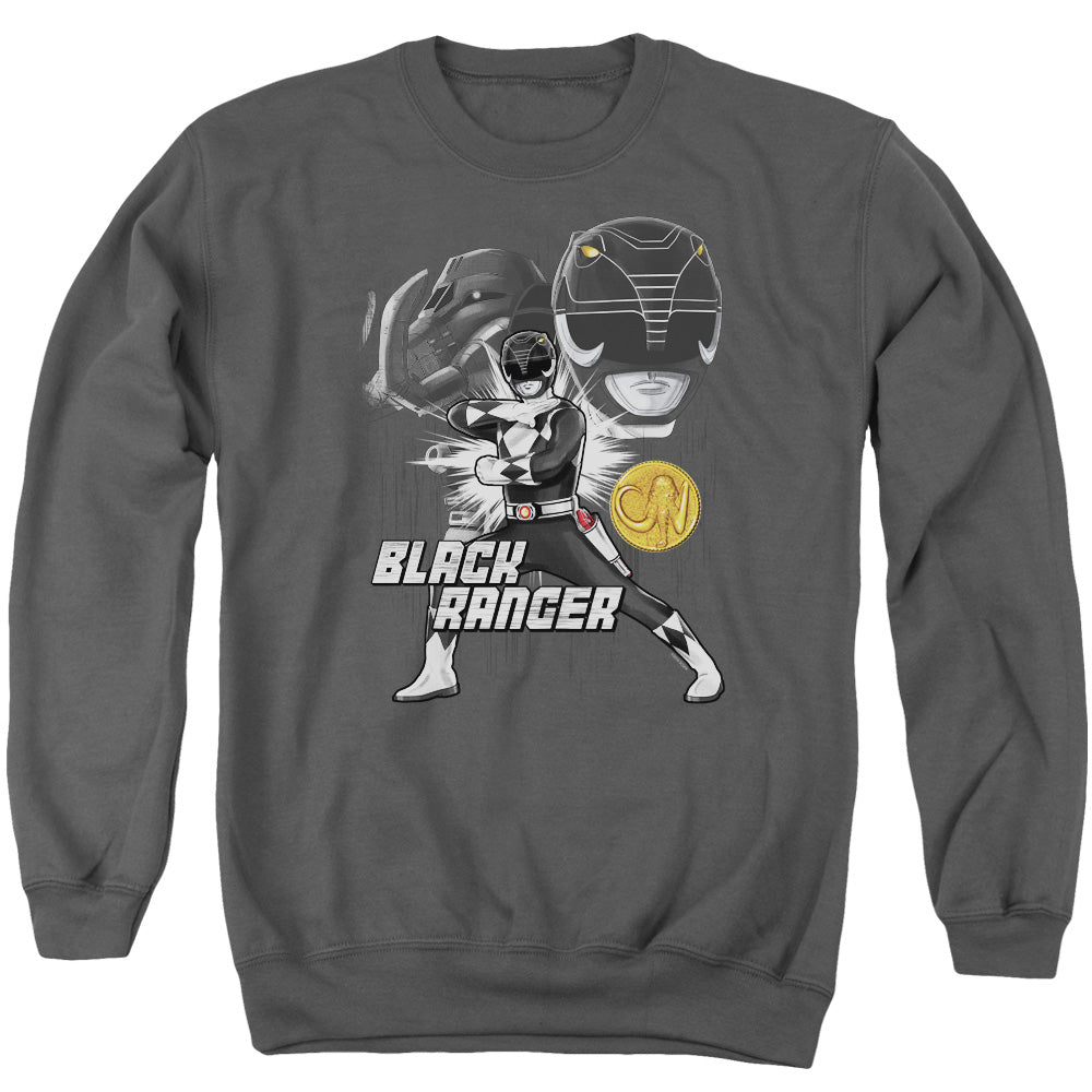 Mighty Morphin Power Rangers Black Ranger Crewneck Sweatshirt
