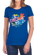 The Powerpuff Girls "Girls Rock" Womens T-Shirt