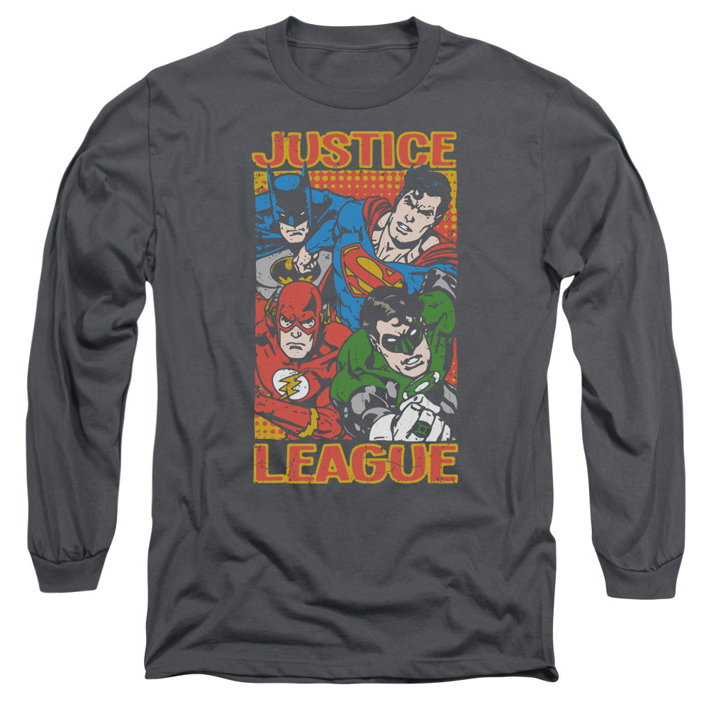 Justice League Hero Mashup Long Sleeve T-Shirt