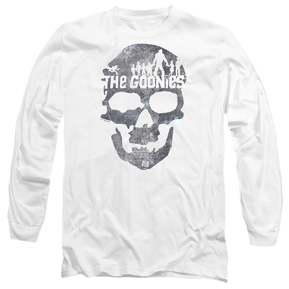 The Goonies Skull Silhouettes White Long Sleeve T-Shirt