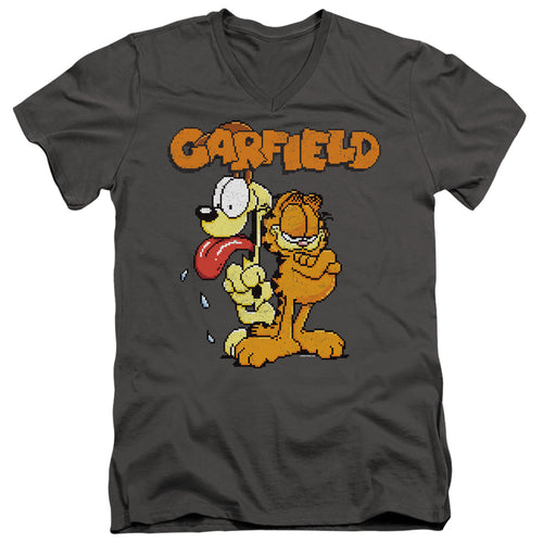 Garfield Garfield The Game V-Neck T-Shirt