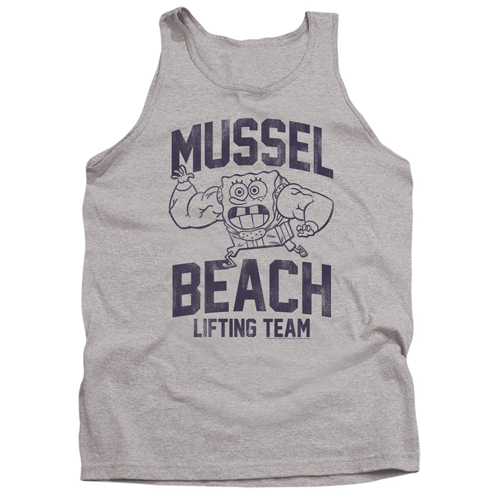 Spongebob Squarepants Mussle Beach Lifting Team Tank Top