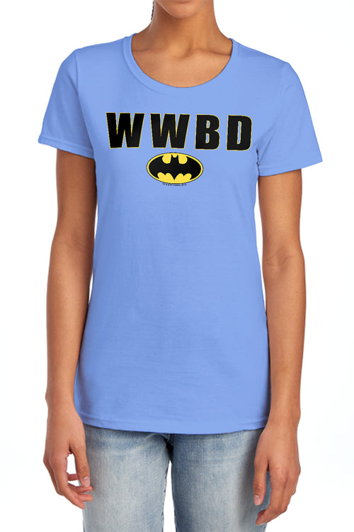 Batman Wwbd Logo Womens T-Shirt