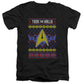 Star Trek Trek the Halls V-Neck T-Shirt