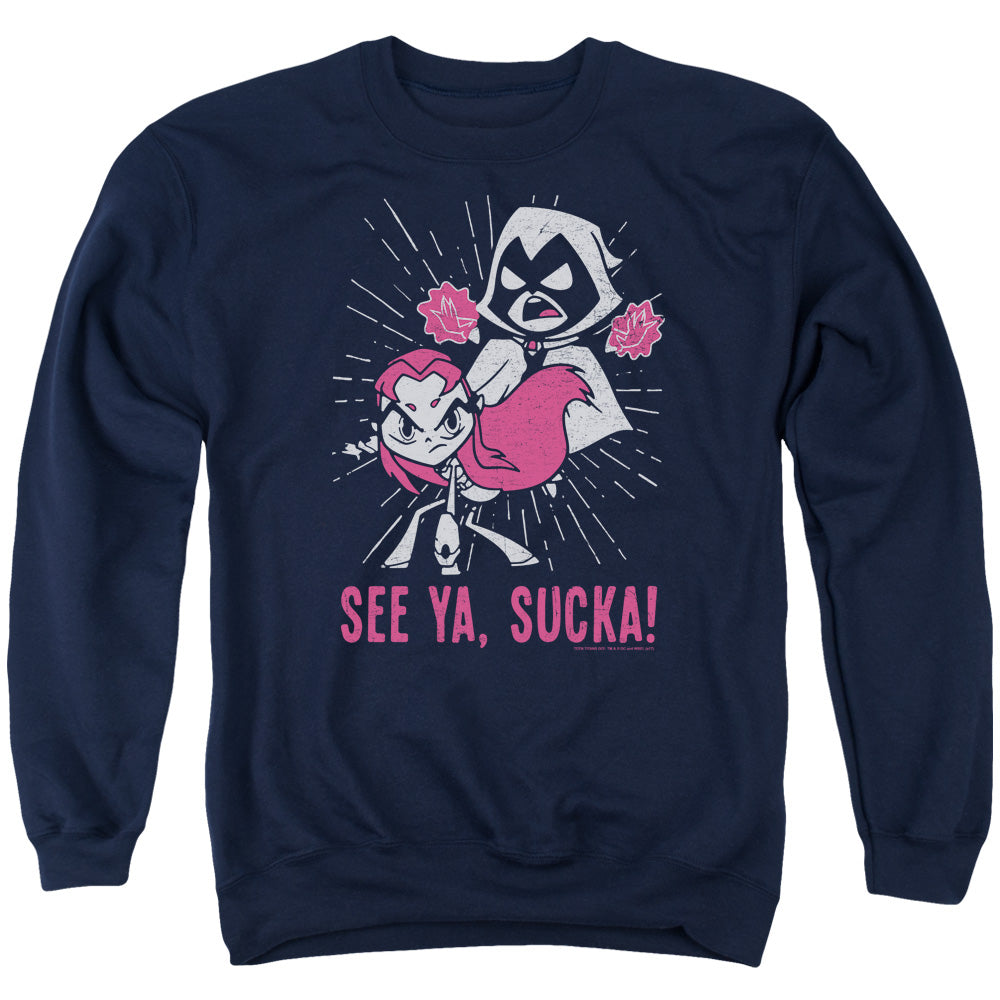 Teen Titans Go! Suckas Crewneck Sweatshirt