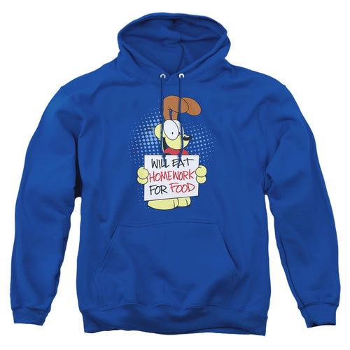 Garfield Will Eat Homework Pullover Hoodie