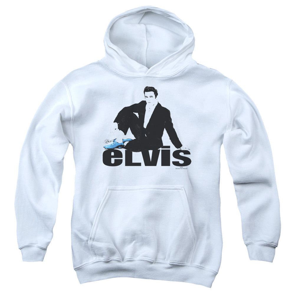 Elvis Presley Blue Suede Youth Hoodie