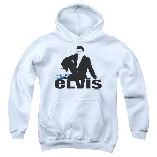 Elvis Presley Blue Suede Youth Hoodie