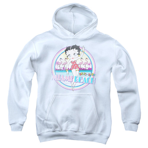 Betty Boop Miami Beach Youth Hoodie