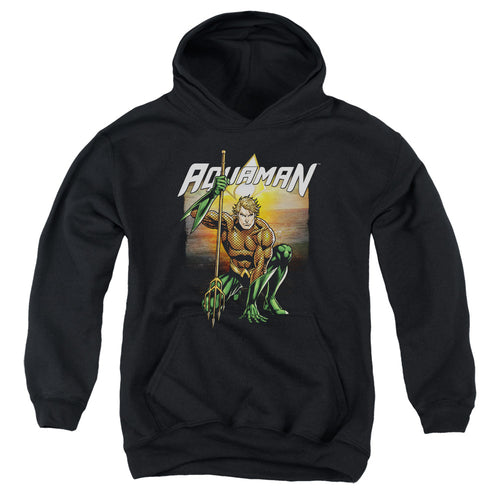 Justice League Beach Sunset Youth Hoodie