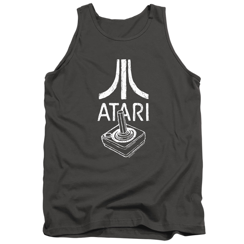 Atari Joystick Logo Charcoal Tank Top