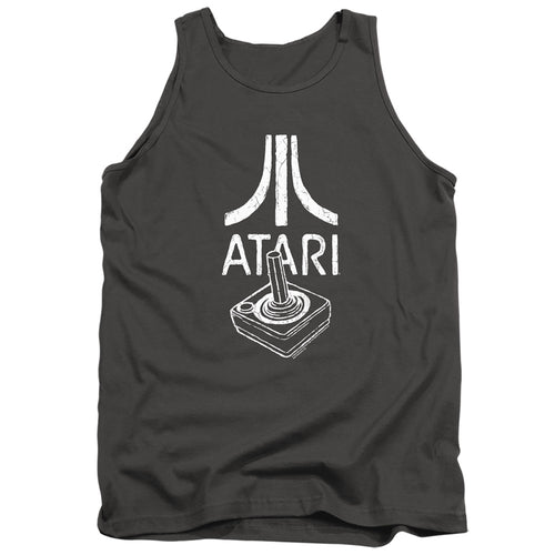 Atari Joystick Logo Charcoal Tank Top