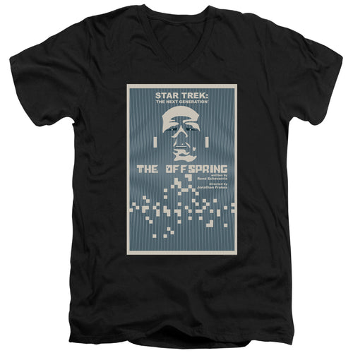 Star Trek The Offspring Black V-Neck T-Shirt