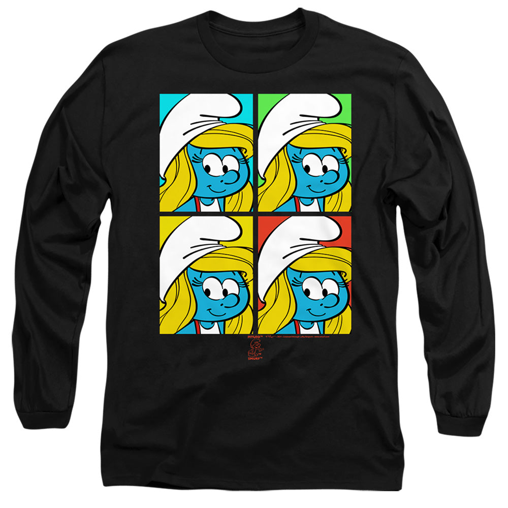 The Smurfs Smurfette Tiles Long Sleeve T-Shirt