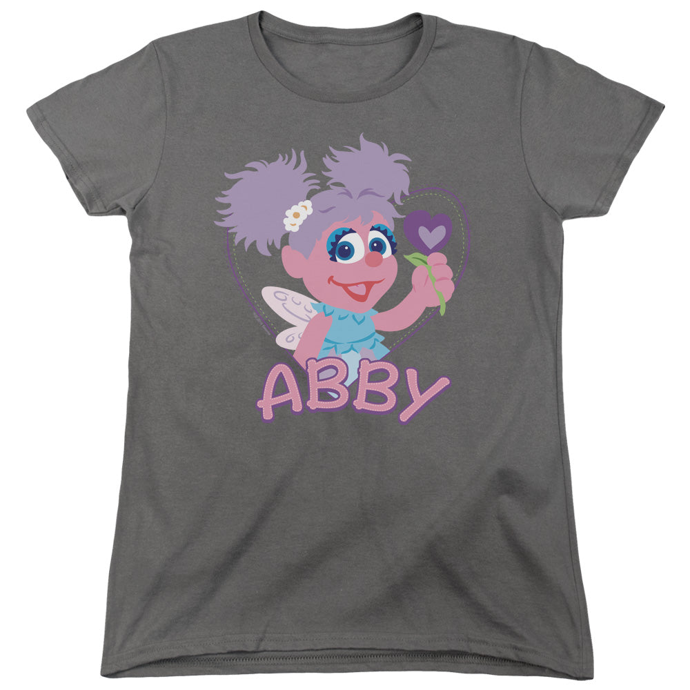 Sesame Street Flat Abby Womens T-Shirt