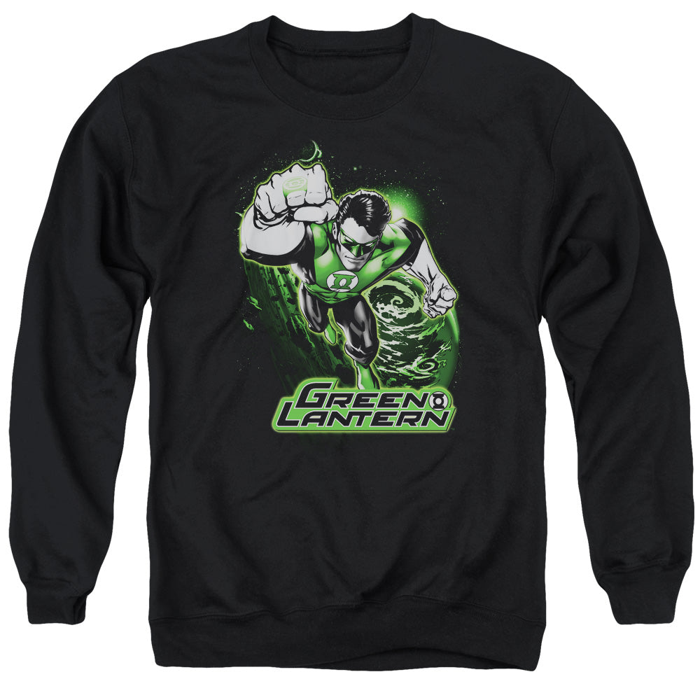 Justice League Green Lantern Green & Gray Crewneck Sweatshirt