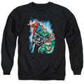 Justice League Heroes Unite Crewneck Sweatshirt