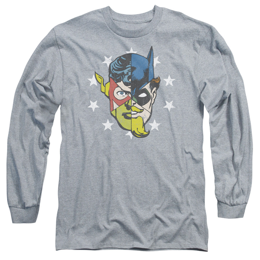 Justice League Face Off Long Sleeve T-Shirt