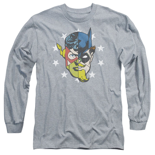 Justice League Face Off Long Sleeve T-Shirt