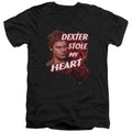 Dexter Bloody Heart V-Neck T-Shirt