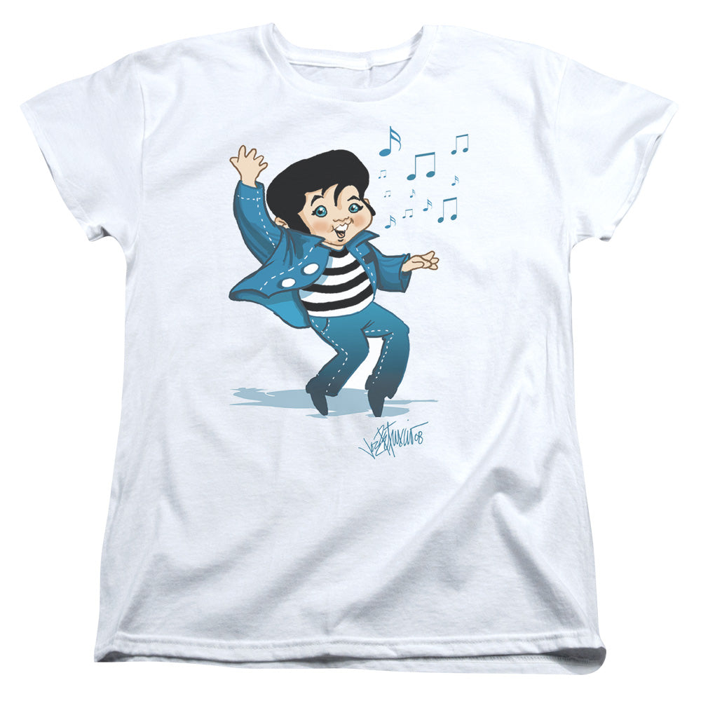 Elvis Presley Lil Jailbird Womens T-Shirt