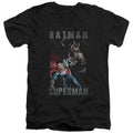 Batman v Superman Hero Split V-Neck T-Shirt