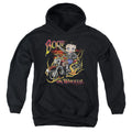 Betty Boop On Wheels Youth Hoodie