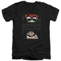 Samurai Jack Stare Down Black V-Neck T-Shirt