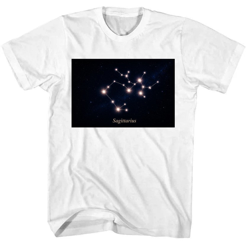 Sagittarius Stars White