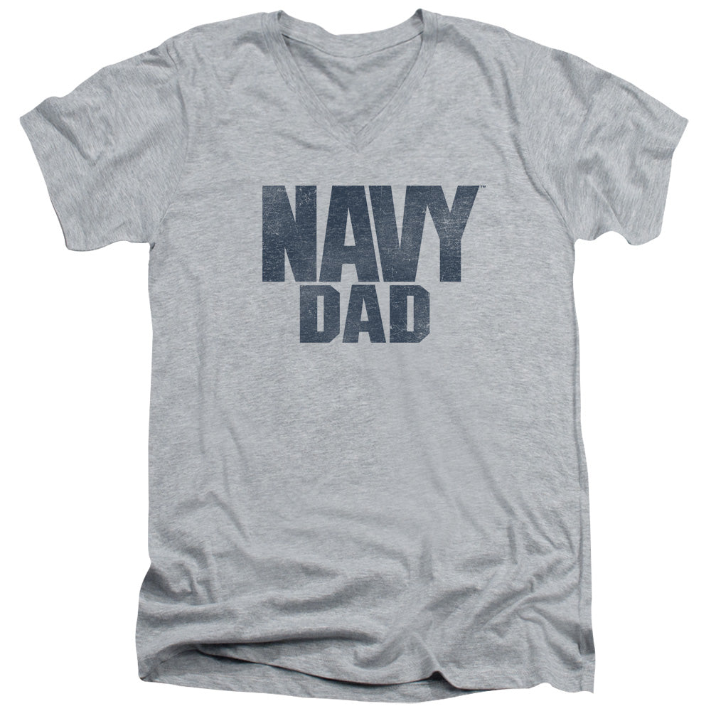 U.S. Navy Dad V-Neck T-Shirt