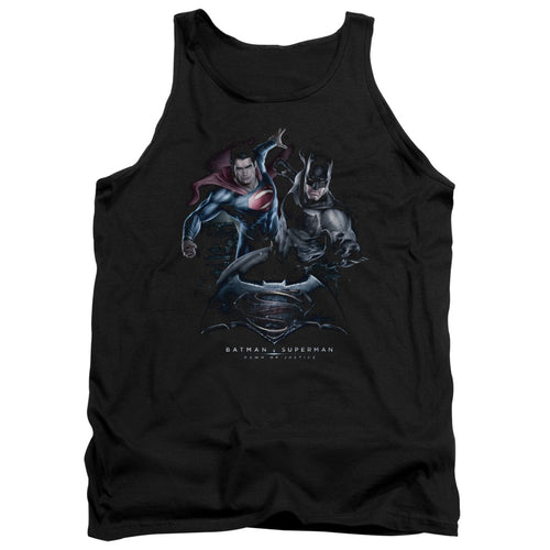 Batman v Superman Team Up Tank Top