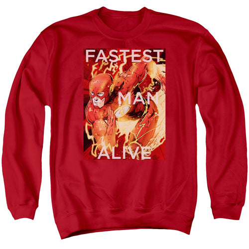 Justice League Fastest Man Alive Crewneck Sweatshirt