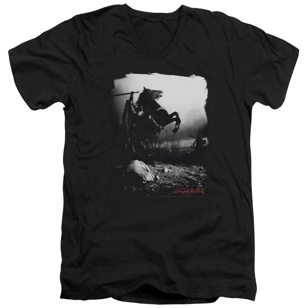 Sleepy Hollow Foggy Night V-Neck T-Shirt
