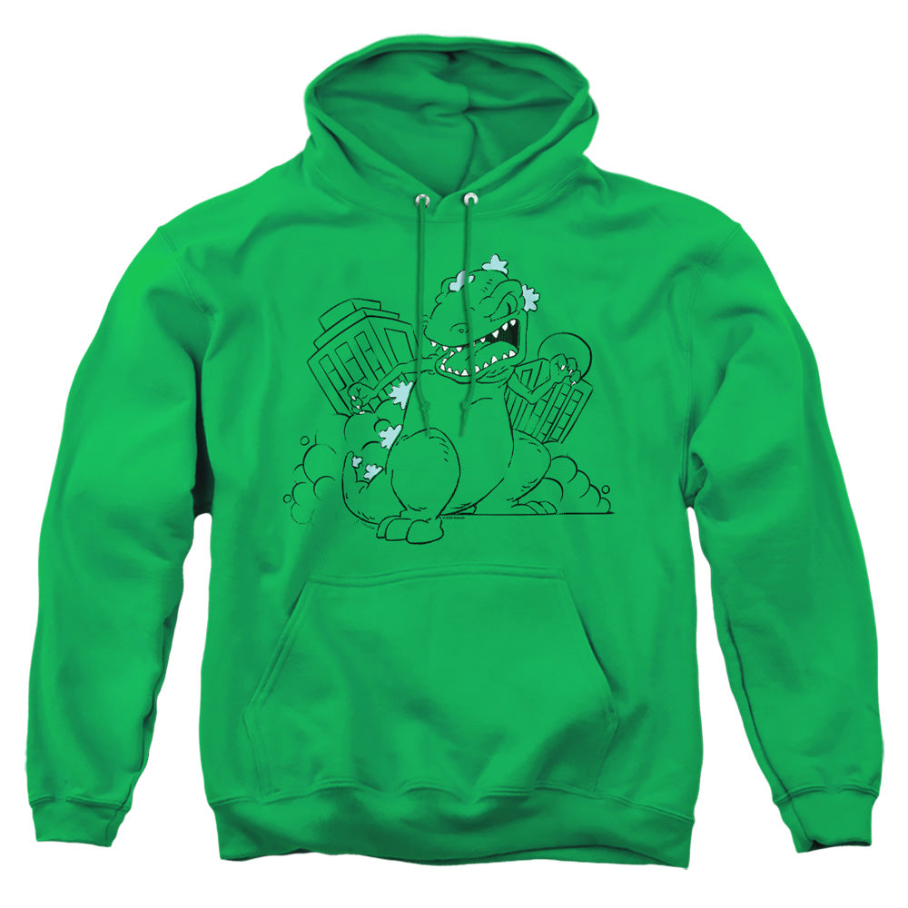 Rugrats Reptar Destroys City Pullover Hoodie