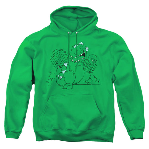 Rugrats Reptar Destroys City Pullover Hoodie
