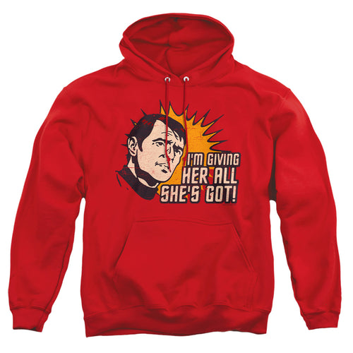 Star Trek Scotty Giving Her All Pullover Hoodie