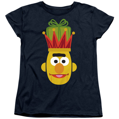 Sesame Street Christmas Nutcracker Bert Womens T-Shirt