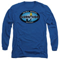 Survivor Blue Burst Long Sleeve T-Shirt