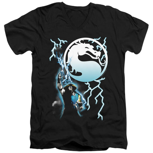 Mortal Kombat Klassic Raiden V-Neck T-Shirt