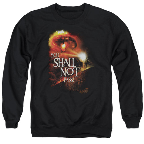 Lord of the Rings You Shall Not Pass Crewneck Sweatshirt