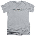 Batman Skateboard Bats V-Neck T-Shirt