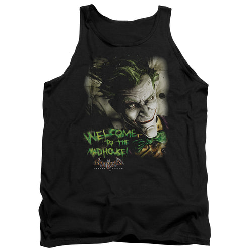 Batman Welcome To The Madhouse Tank Top