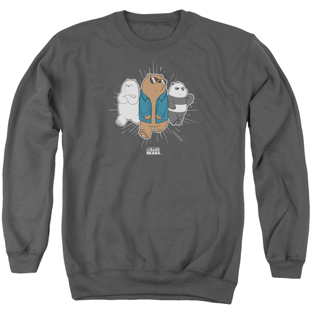 We Bare Bears Grizz Denim Jacket Crewneck Sweatshirt