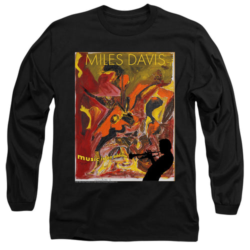 Miles Davis Music Is an Addiction Long Sleeve T-Shirt