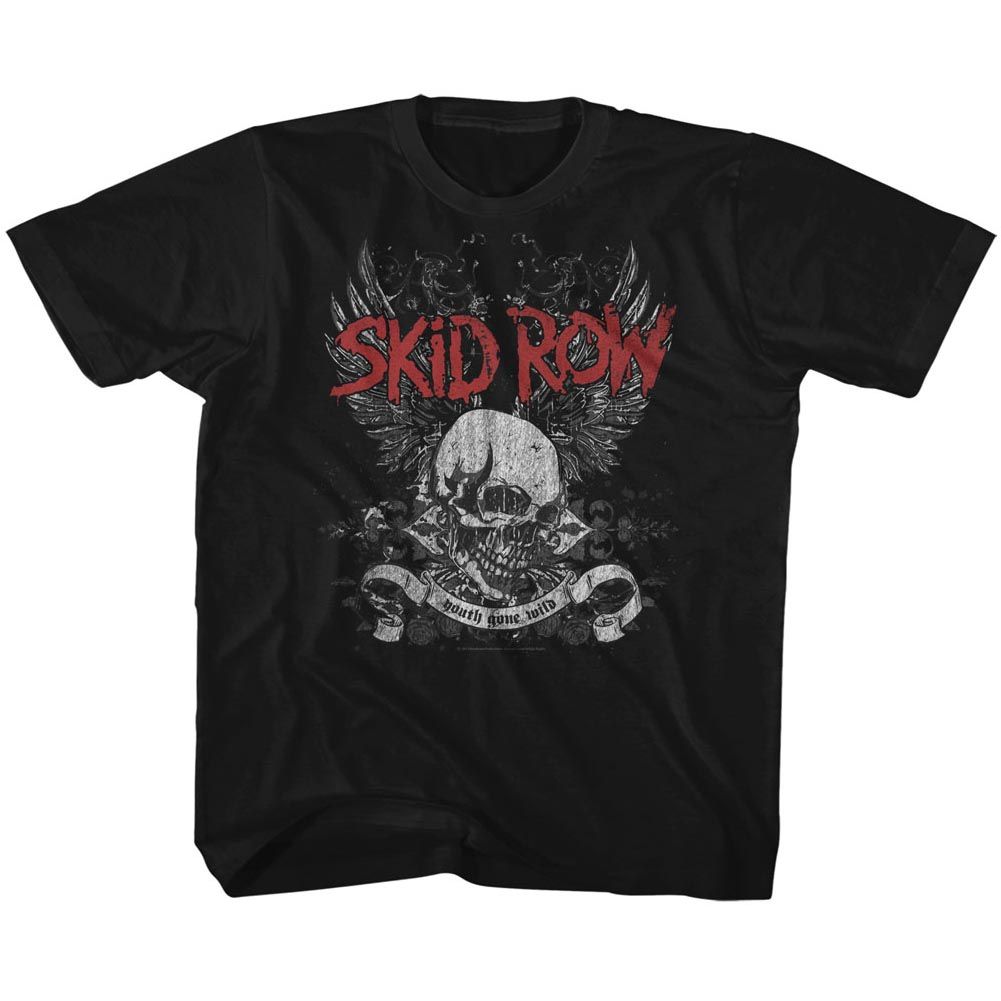 Skid Row Skull and Wings Youth/Toddler T-Shirt
