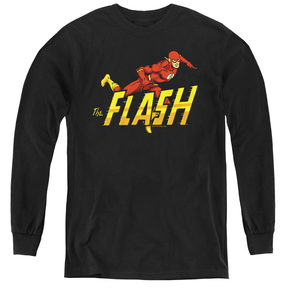 The Flash 8 Bit Flash Youth Long Sleeve T-Shirt