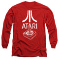Atari Joystick Logo Red Long Sleeve T-Shirt