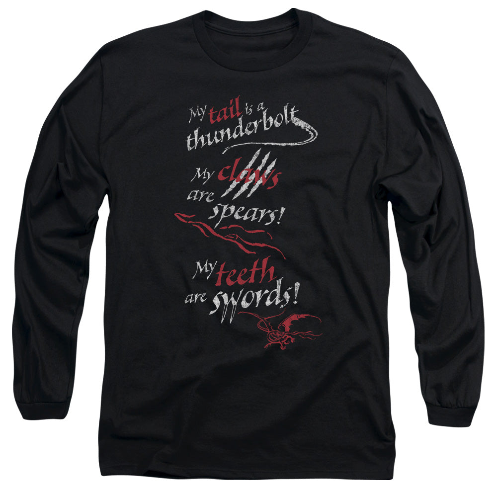 The Hobbit Tail Claws Teeth Long Sleeve T-Shirt