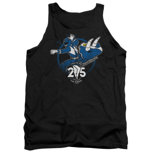 Mighty Morphin Power Rangers Blue 25 Tank Top